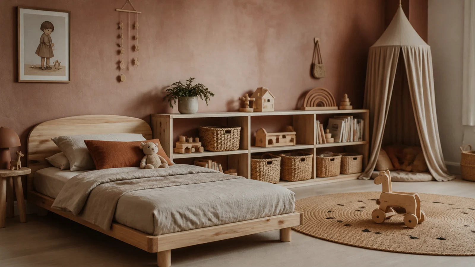 Toddler Girl Bedroom — cozy decorating ideas from Name Chuckle
